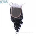 5A grade virgin hair Nautral color can be dyed and fast shipping brazilian hair lace closure